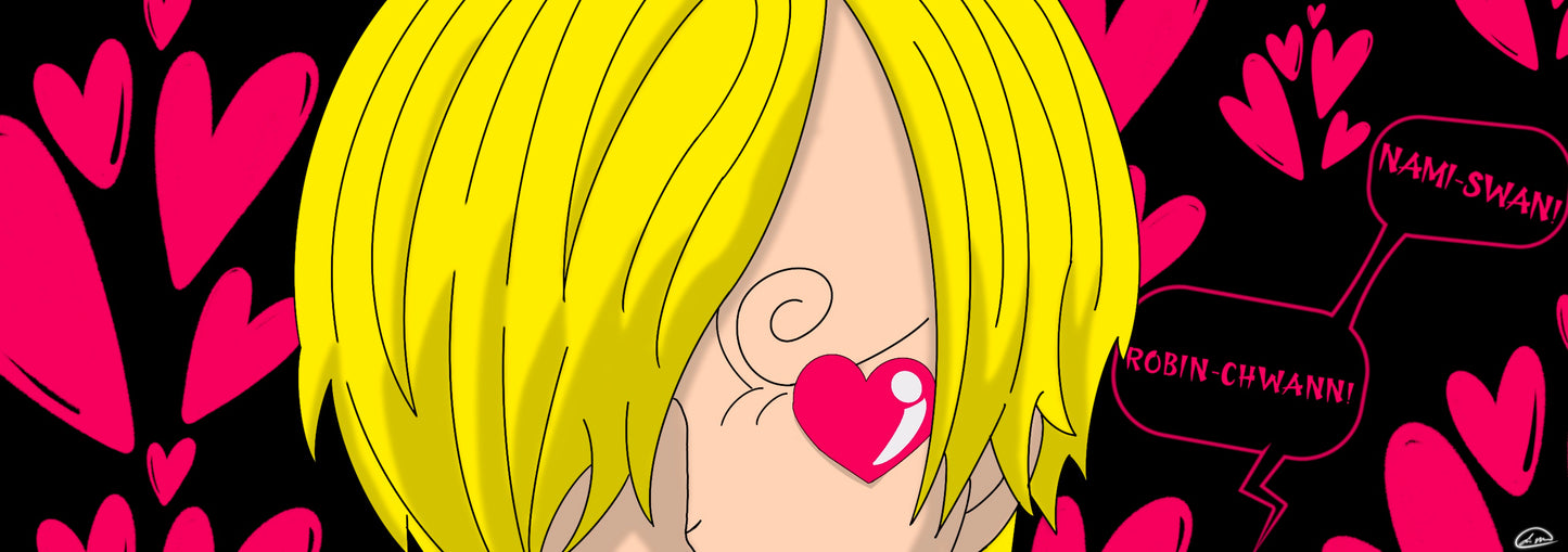 One Piece Peeker Stickers