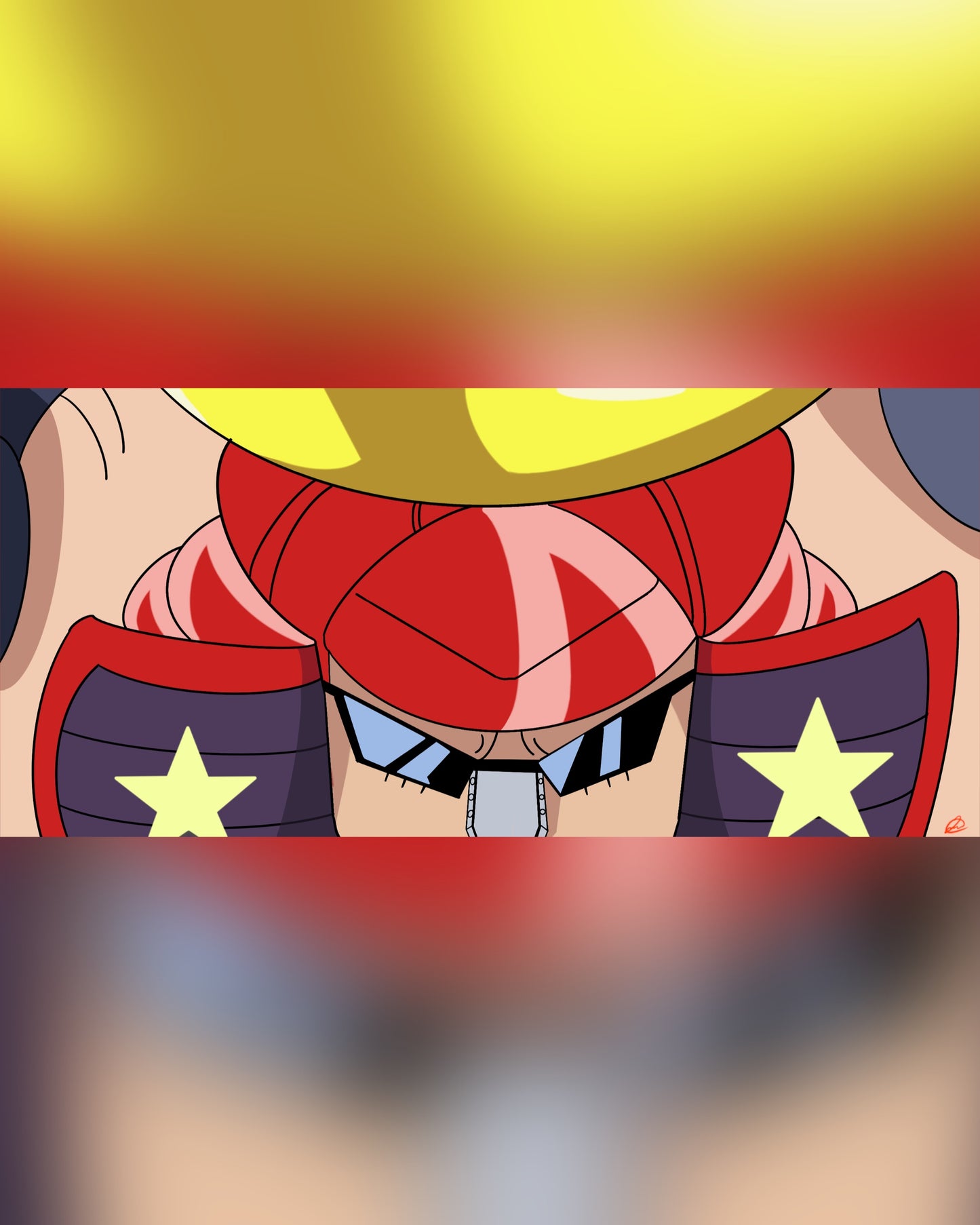 One Piece Peeker Stickers