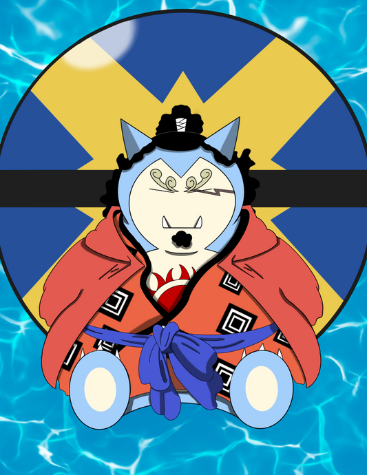 One Piece Jinbie x Pokémon Snorlax