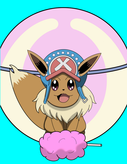 One Piece Chopper x Pokémon Eevee
